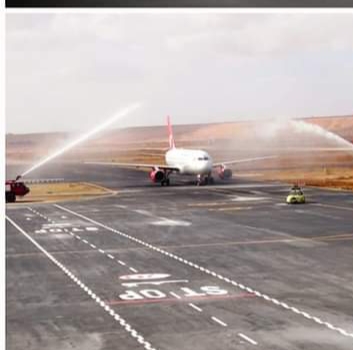 وصول طائرة 'Anima Wings ' مطارى مرسي مطروح والغردقة الدوليين..صور