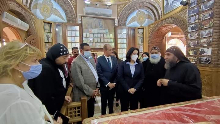 محافظ البحيرة ونائب وزير السياحة والآثار يتفقدان مسار العائلة المقدسة بوادي النطرون