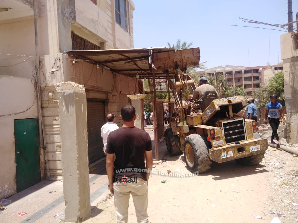 جهازا مدينتي الشيخ زايد والسادات ينفذان حملات لضبط المخالفات ورفع الإشغالات