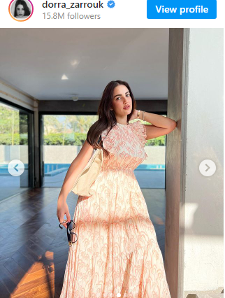 بفستان انيق .. اطلالة ساحرة لـ درة على انستجرام .. صور