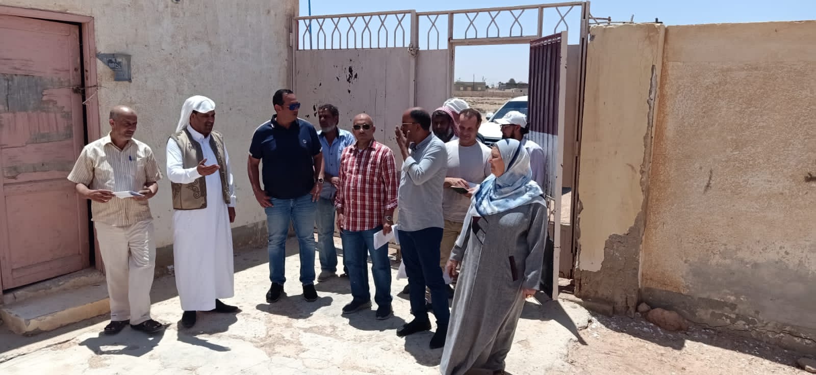 نائب وزير التربية والتعليم  يتفقد مدارس الضبعة والنجيلة 