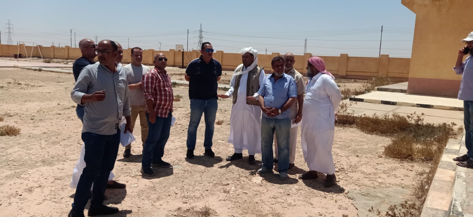 نائب وزير التربية والتعليم  يتفقد مدارس الضبعة والنجيلة 
