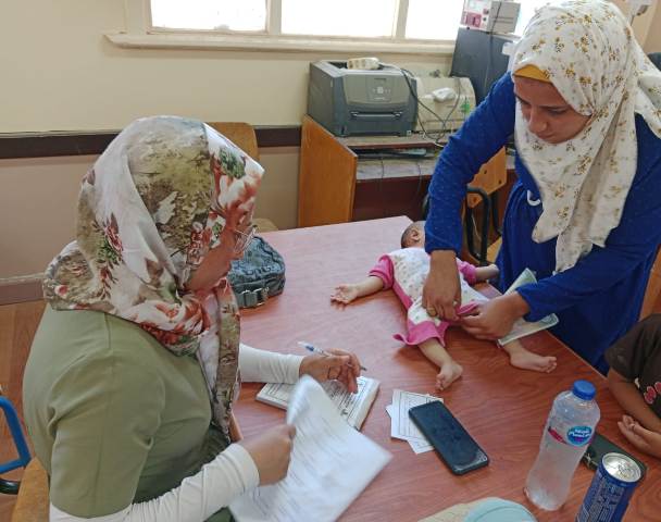 قافلة بيئية متكاملة جديدة لجامعة المنيا لقرية ريحانة