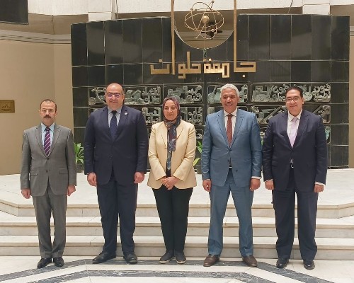 نائب رئيس جامعة بنها يشارك فى اجتماع جامعات إقليم القاهرة الكبرى