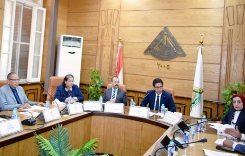 الدكتور ناصر الجيزاوي   رئيس جامعة بنها 