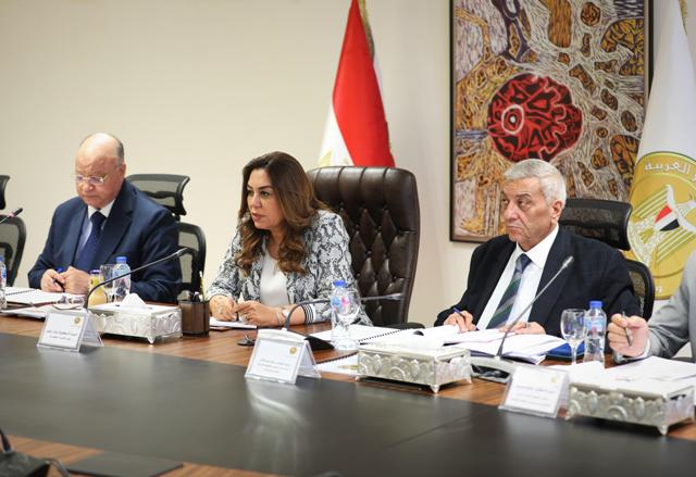 لجنة الوظائف القيادية برئاسة الدكتورة منال عوض وزيرة التنمية المحلية