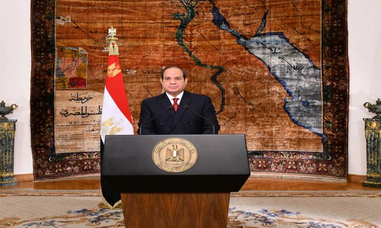 الرئيس عبد الفتاح السيسى رئيس الجمهورية القائد الأعلى للقوات المسلحة