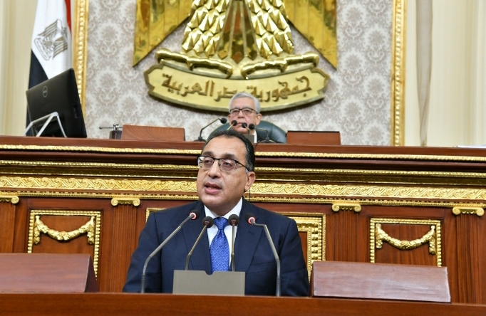 رئيس الوزراء خلال إلقاء كلمته أمام النواب