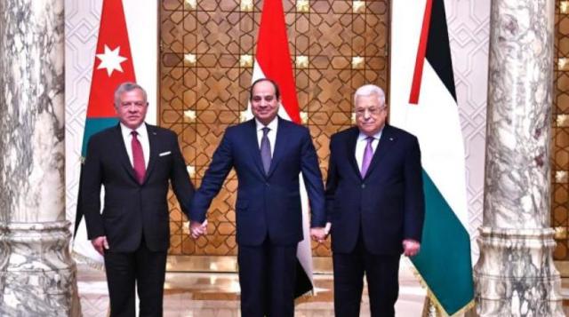  القمة المصرية الأردنية الفلسطينية