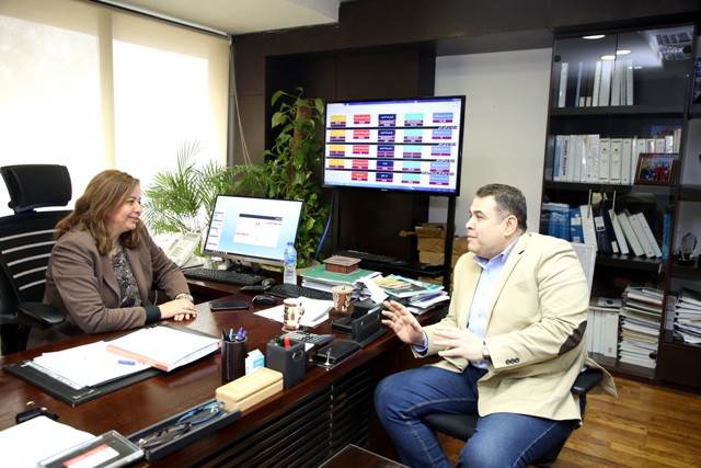 محرر الجمهورية اون لاين مع رئيس صندوق الإسكان الاجتماعي