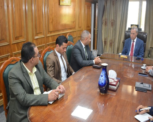 محافظ القليوبية  عبد الحميد الهجان