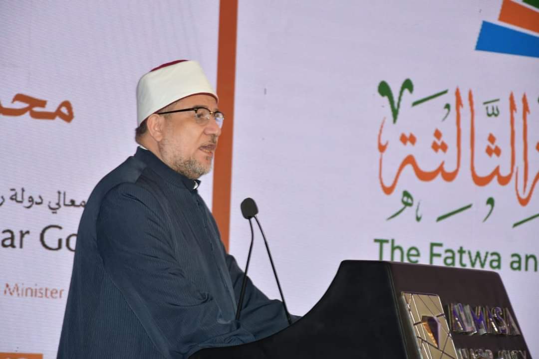 وزير الأوقاف أمام علماء الأمة نرفض وبحسم تهجير الشعب الفلسطيني 