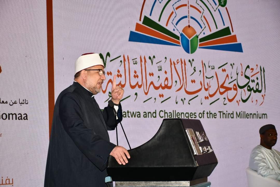 وزير الأوقاف أمام علماء الأمة نرفض وبحسم تهجير الشعب الفلسطيني 