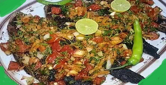 سمك مشوى بالطريقة الفلاحى 