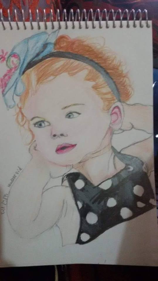 هدير عيد فنانة موهوبة فى عالم الرسم.. صور