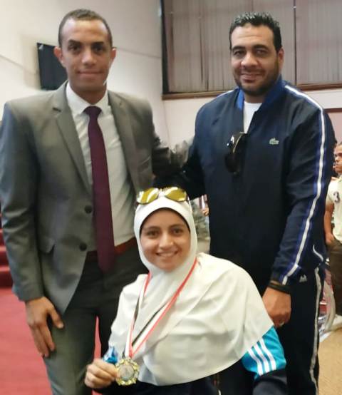 جامعة حلوان تحصد ٢٧ ميدالية فى بطولة متحدى الإعاقة للجامعات.. بالصور