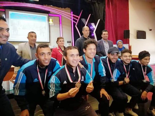 جامعة حلوان تحصد ٢٧ ميدالية فى بطولة متحدى الإعاقة للجامعات.. بالصور