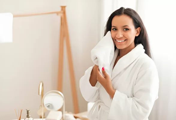 روتين يومي للعناية بالجسم والشعر للعام الجديد 