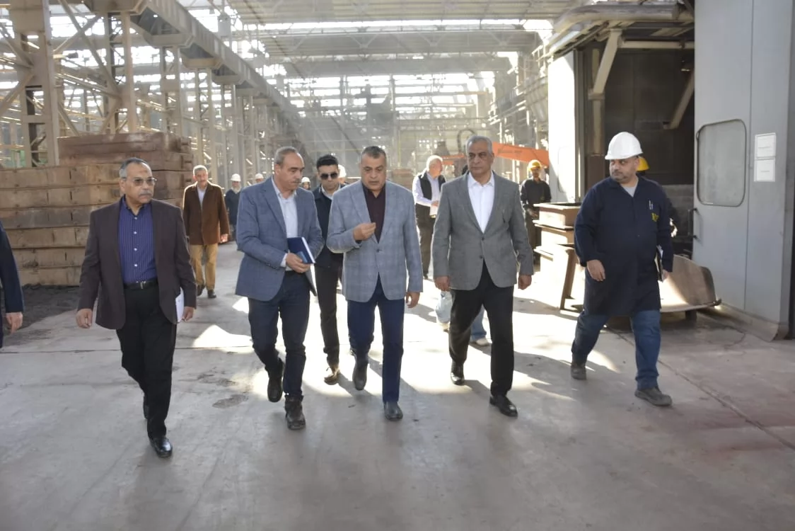 وزير الإنتاج الحربي: "حلوان للمسبوكات" قلعة صناعية حيوية 