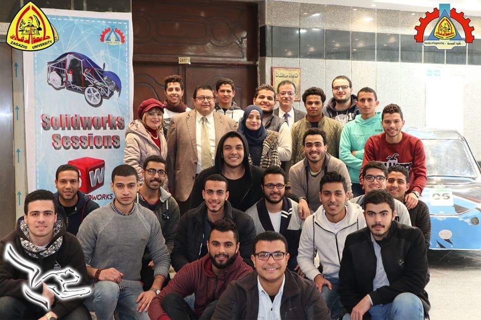طلاب هندسة الزقازيق تستعد لرالي السيارات 2019