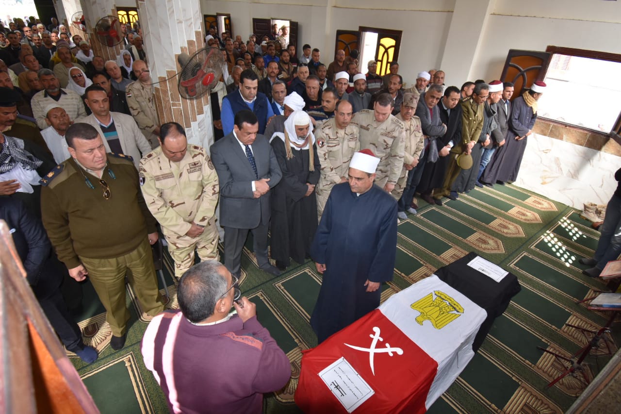  بالصور .. تشيع جنازة شهيد العريش في مسقط رأس بدمنهور