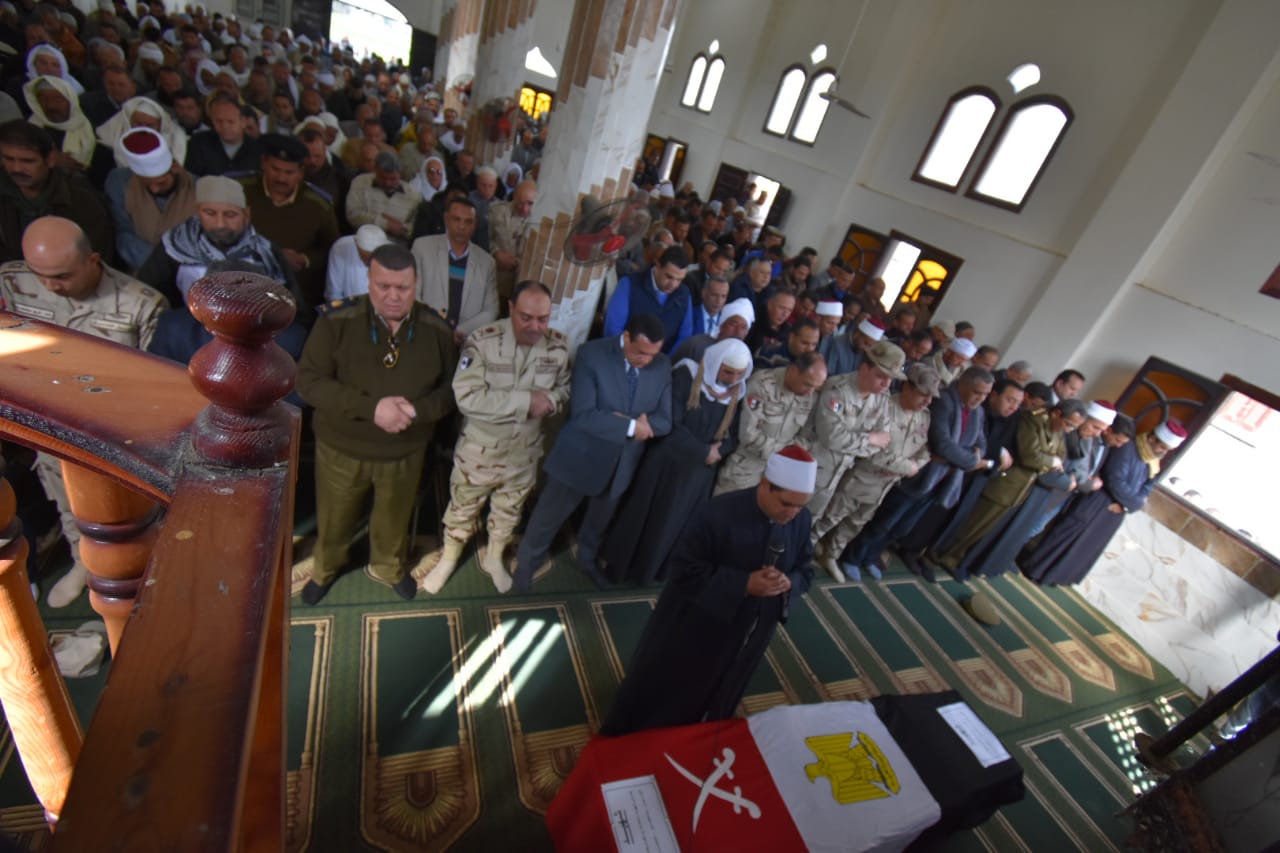  بالصور .. تشيع جنازة شهيد العريش في مسقط رأس بدمنهور