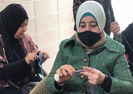 جانب من الورش التدريبية في وحدة الابتكار والإبداع بكفر العلو
