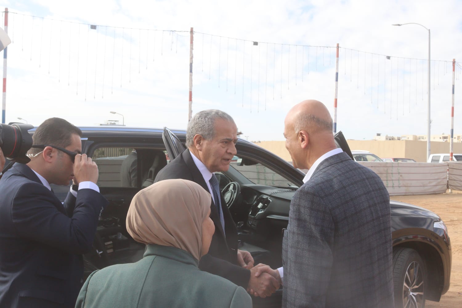 رئيس الجهازيستقبل  الدكتو على مصلحة وزير التموين والتجارة الداخلية 