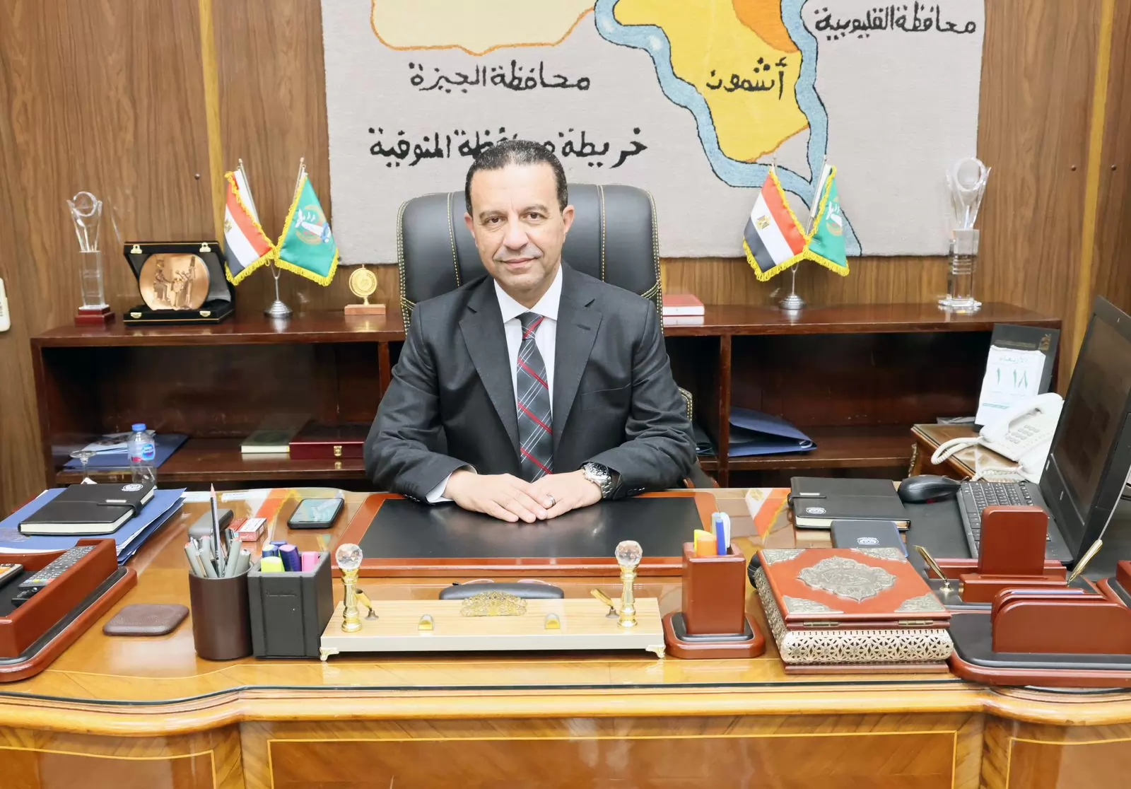 اللواء عمرو الغريب محافظ المنوفية