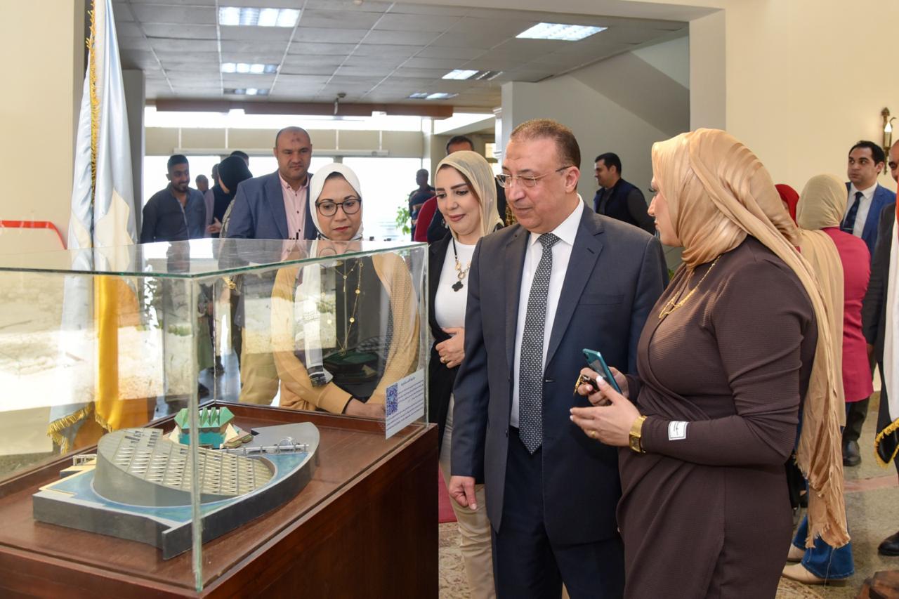 الشريف يفتتح أعمال تطوير المدخل الرئيسي لمبنى ديوان عام المحافظة