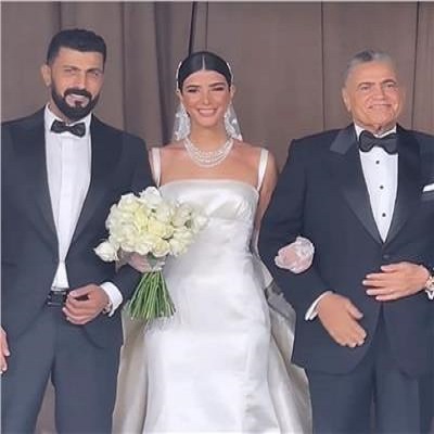 ريم سامي فى حفل زفافها 