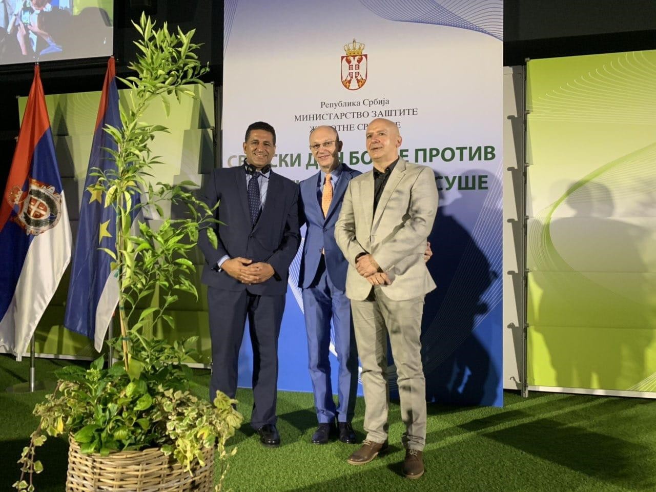 سفير مصر في بلجراد يشارك كمتحدث رئيسى في الاحتفال باليوم العالمي لمكافحة التصحر