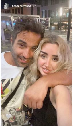 أحدث ظهور لـ هنا الزاهد وزوجها أحمد فهمى.. شاهد