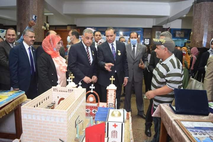 افتتاح عدد من منشآت المقر الجديد لجامعة سوهاج احتفالاً باليوبيل الذهبي