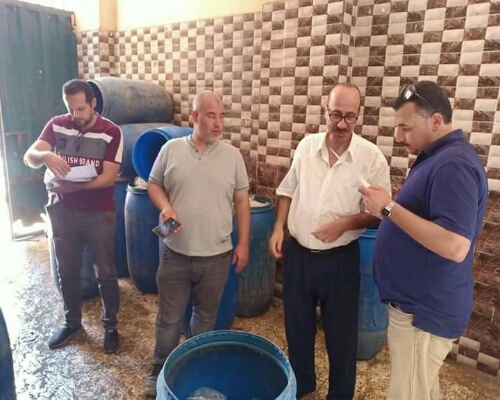 ضبط 5 طن مخللات غير صالحة بالقناطر الخيرية وغلق المنشأة لنقص الاشتراطات الصحية