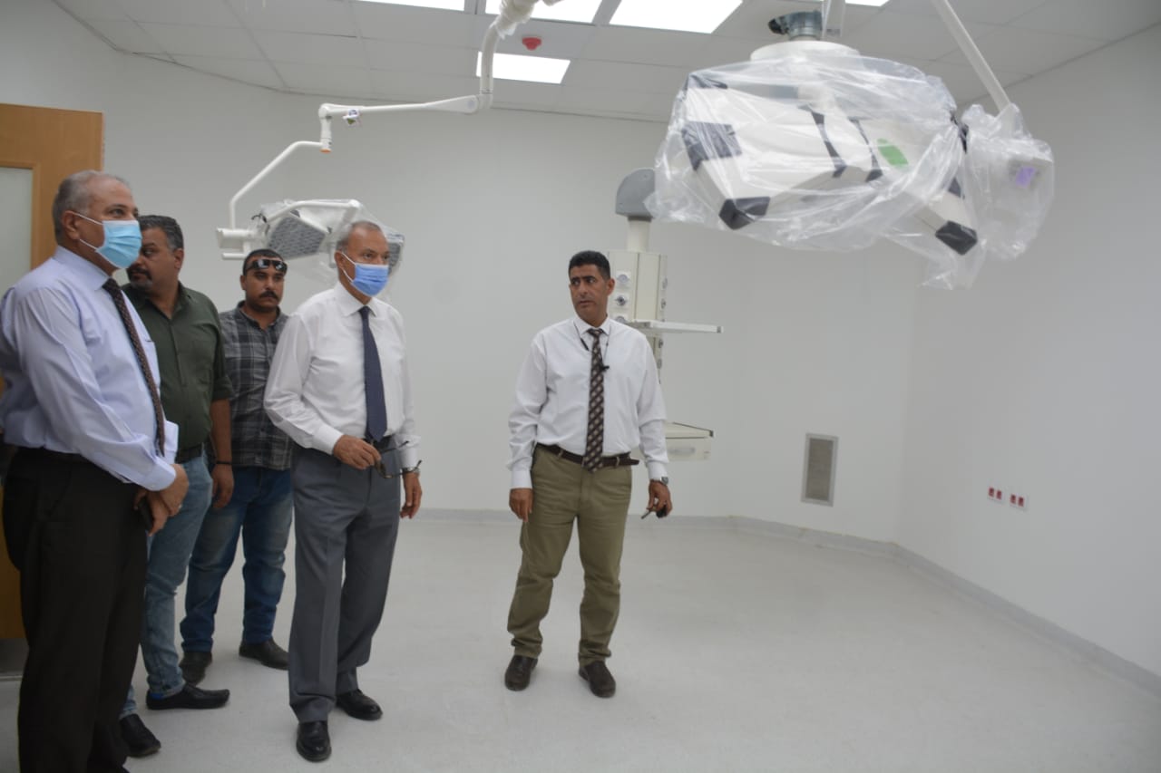 محافظ القليوبية يتفقد أعمال تطوير مستشفى طوخ المركزي واللمسات الاخيرة 