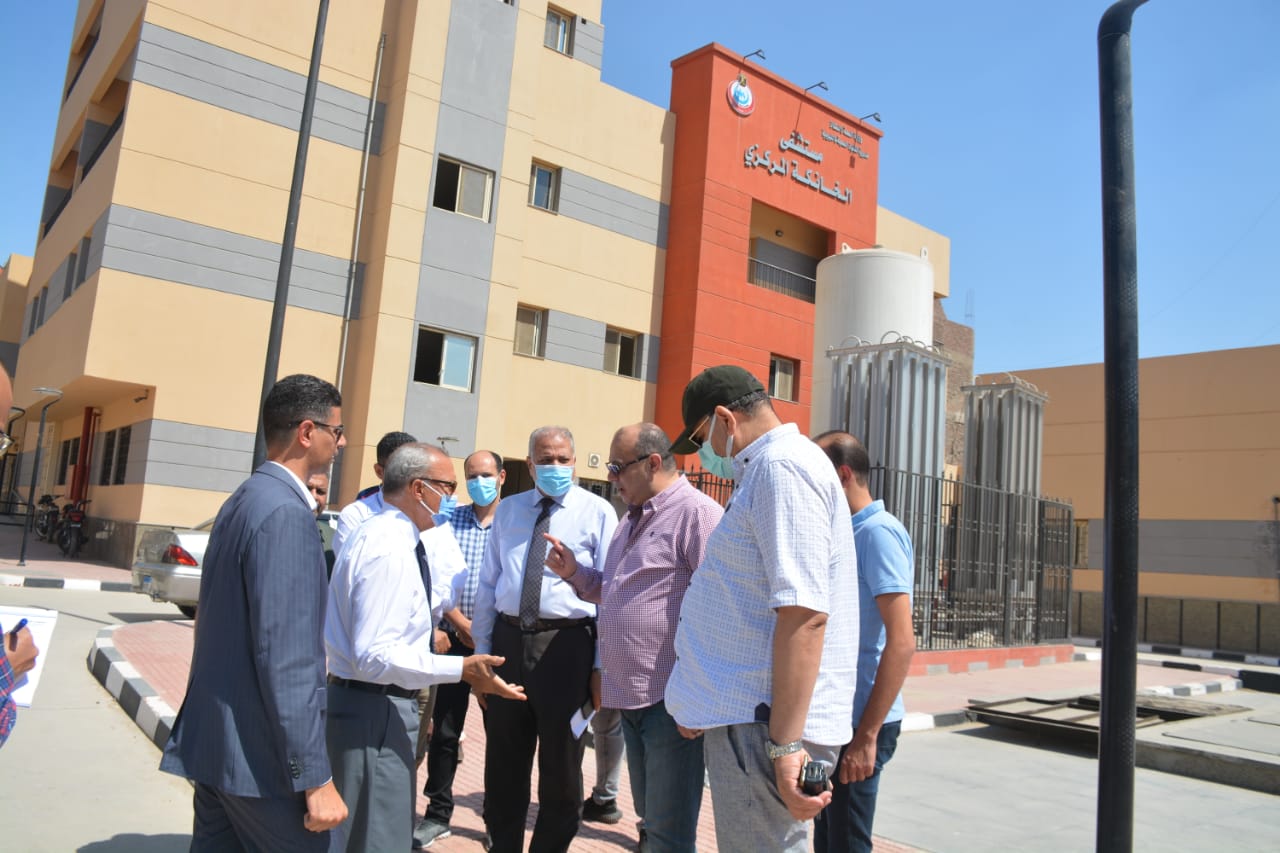 محافظ القليوبية يتفقد أعمال تطوير مستشفى طوخ المركزي واللمسات الاخيرة 