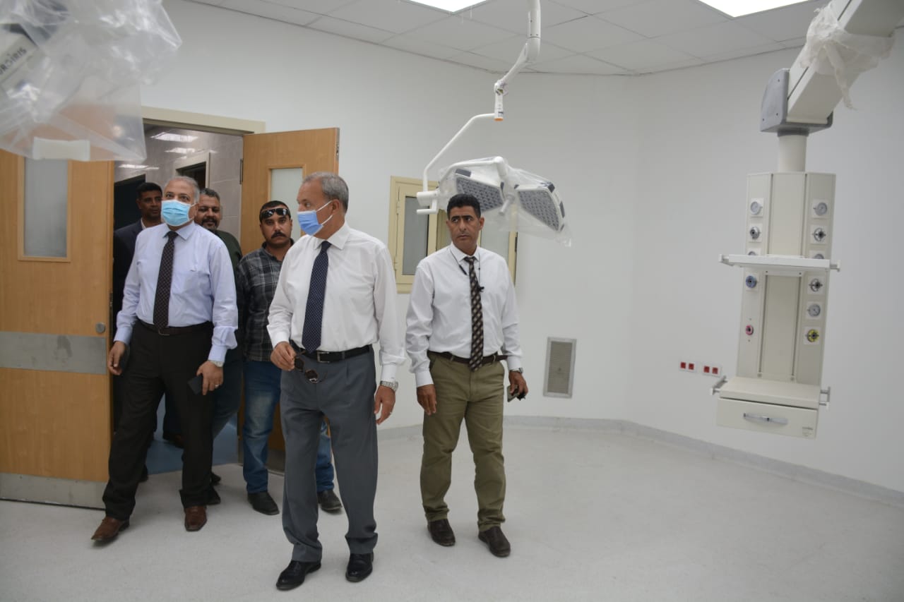 محافظ القليوبية يتفقد أعمال تطوير مستشفى طوخ المركزي واللمسات الاخيرة 