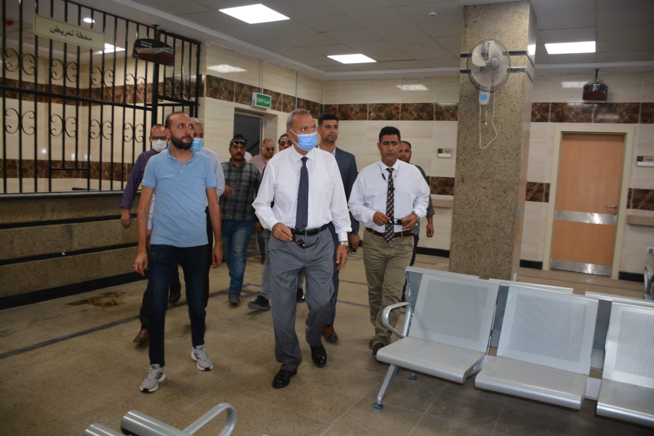 محافظ القليوبية يتفقد أعمال تطوير مستشفى طوخ المركزي واللمسات الاخيرة 