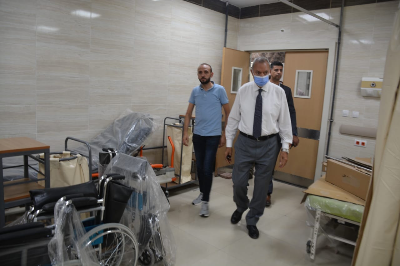 محافظ القليوبية يتفقد أعمال تطوير مستشفى طوخ المركزي واللمسات الاخيرة 