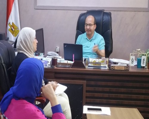 الاستاذ الدكتور حموده الجزار  وكيل وزارة الصحة بالقليوبية 