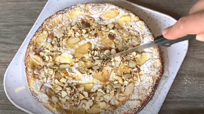 فطيرة الذبادى بالتفاح 