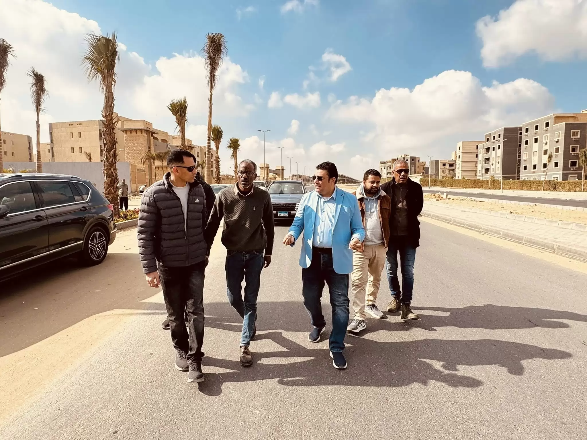 رئيس الجهاز : تطوير محور العبور والطريق الحدائقي بالقاهرة الجديدة 