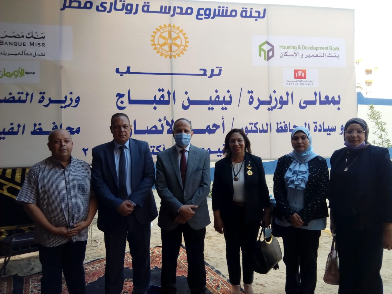 وزيرة التضامن الإجتماعي تتفقد وتفتتح عددا من المشروعات بالمحافظة