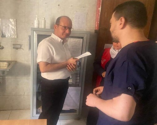 الدكتور حمودة الجزار.  وكيل وزارة الصحة بالقليوبية 