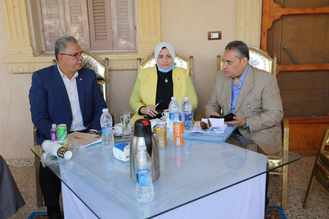  قافلة جامعة الزقازيق التنموية لجزيرة سعود تختتم أعمالها بفحص 1100 حالة