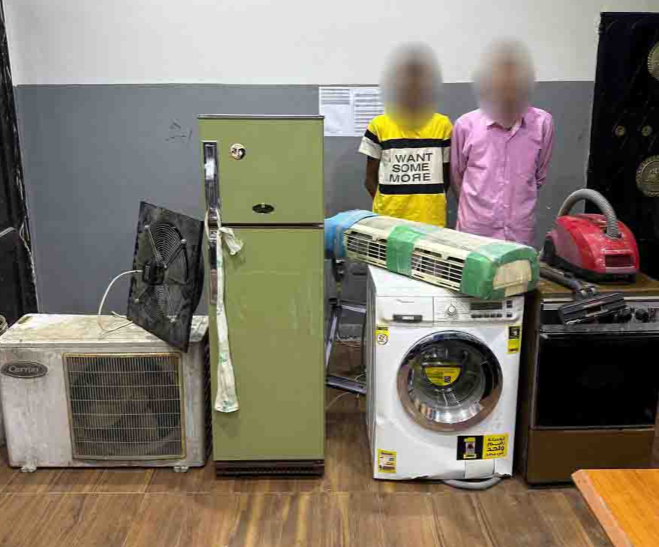 جانب من المسروقات 