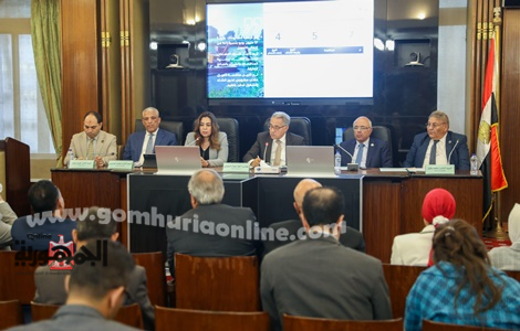 الدكتورة منال عوض وزيرة التنمية المحلية خلال اجتماع لجنة الإدارة المحلية بمجلس النواب