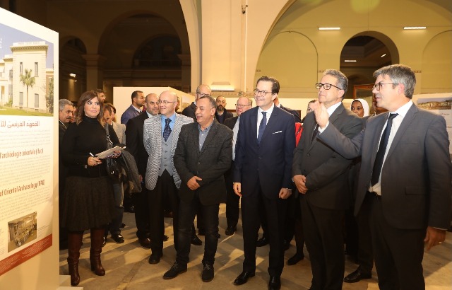 وزير الآثار والسفير الفرنسي يفتتحان معرضا للحفائر الفرنسية في مصر