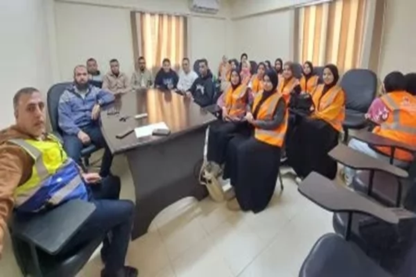 طلاب سكك حديد سوهاج يتدربون في ورش مترو الأنفاق 